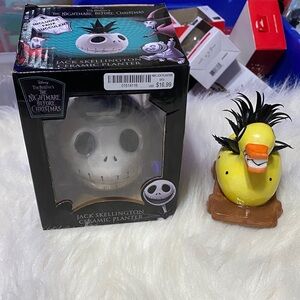 Disney Jack Skellington and Zombie Duck Planters